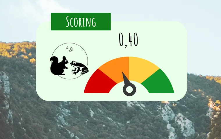 Scoring de richesse spécifique dans un rapport Ecoscan
