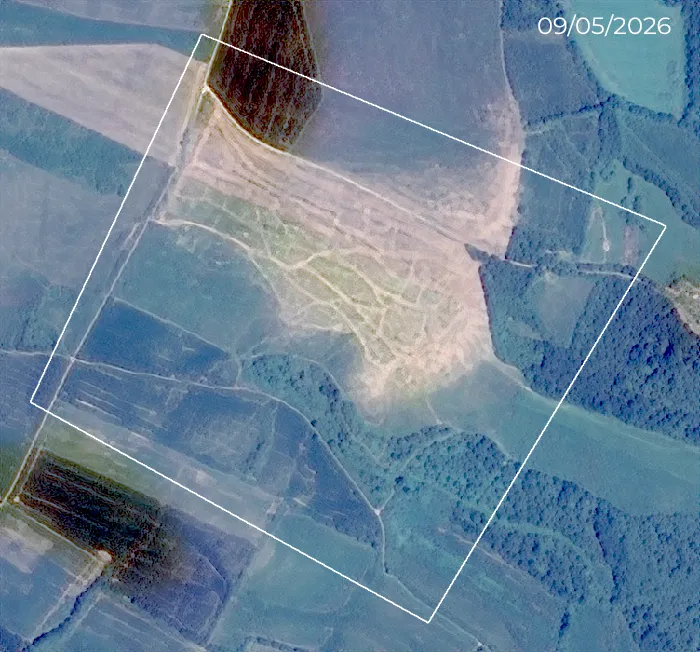 Images satellite d’un périmètre de surveillance — 09/05/2026