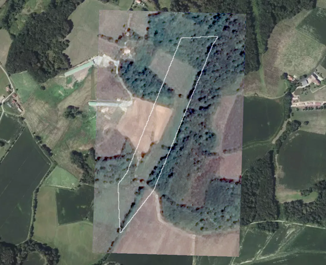 Deux observations satellite de travaux agricoles — Après